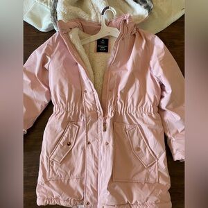 Girl hooded parka jacket XL 14/16